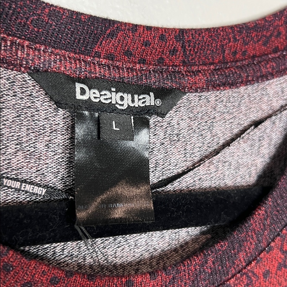 Desigual Artsy Patterned Patchwork Scarf Print Pa… - image 7